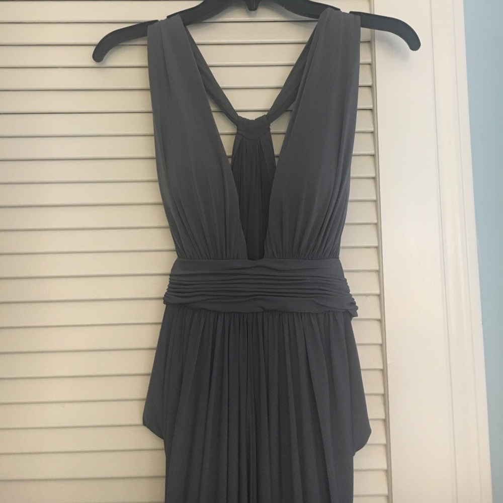 Jovani Gorgeous Grey Gown - Size 0